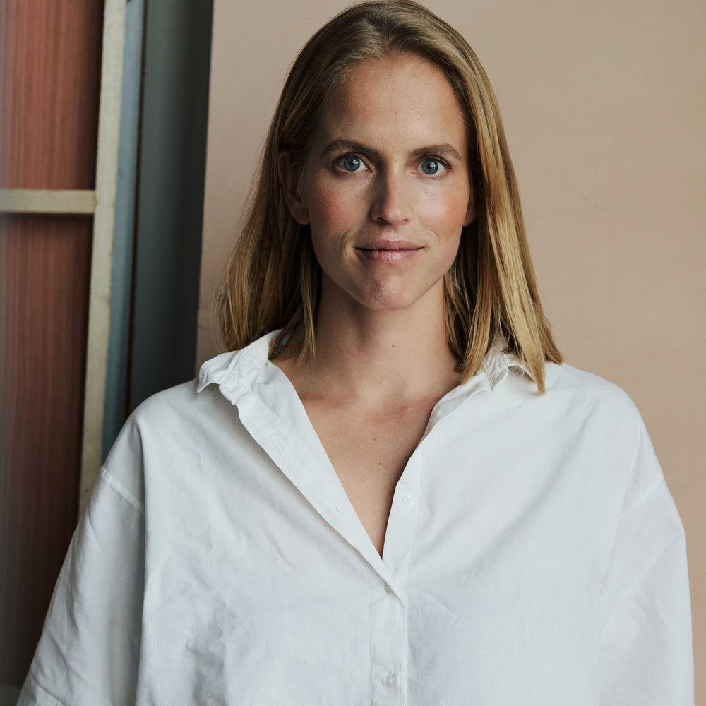 Portrait picture of Surya Swimwear founder Amelie Jageneau.